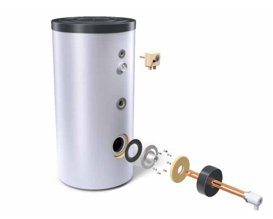 Grejac set 3,0kw masinski navoj [160lit-500lit] 300910 PLUG&PLAY