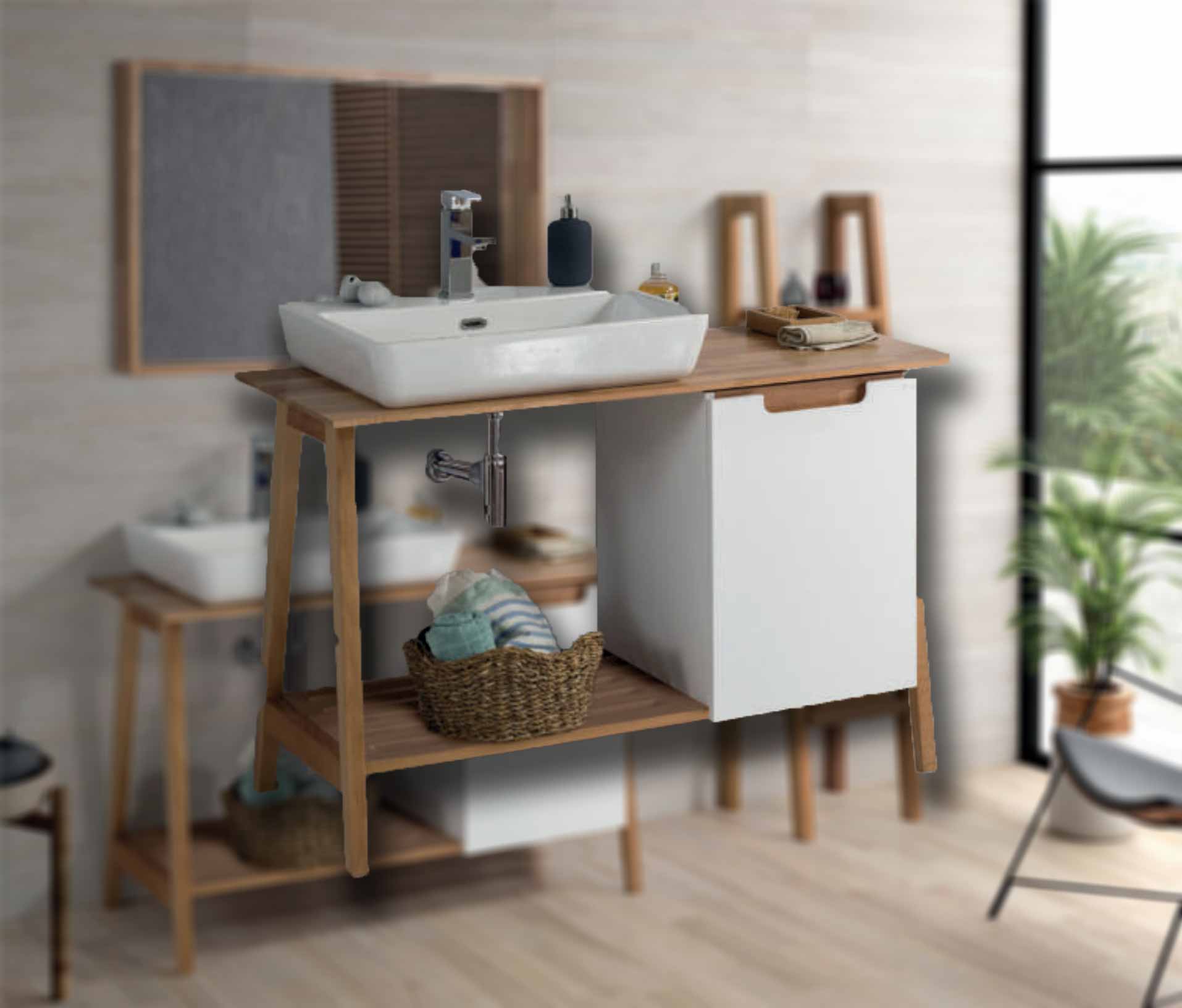 Toaletni ormaric NATURA V3 115cm