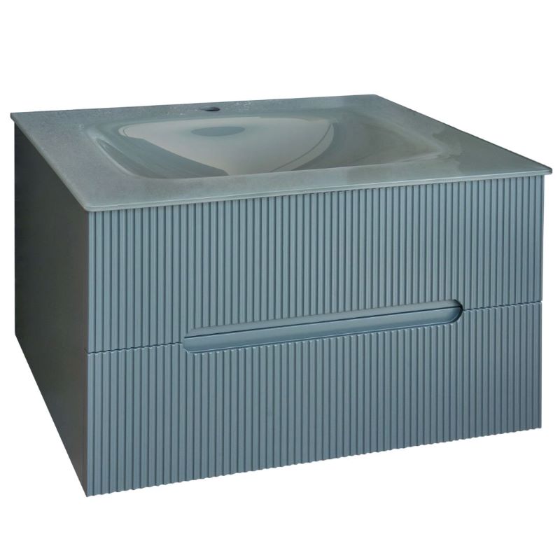 Ormaric konzolni IBANIO - SAVA jade 80cm + lavabo