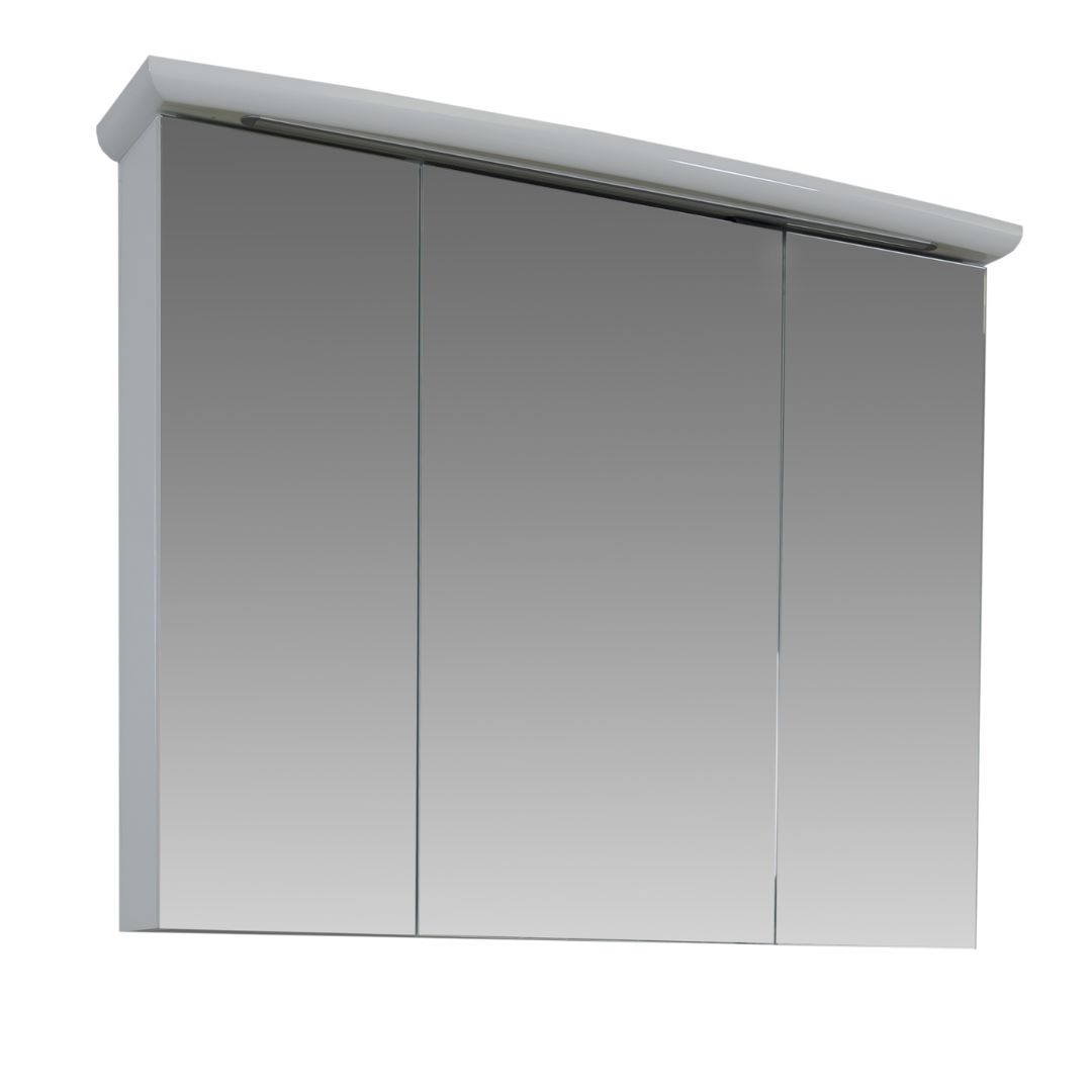 Ogledalo-ormaric LOFT-white 90cm