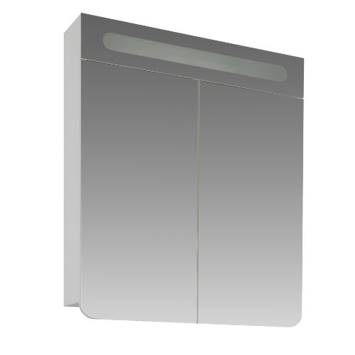 Ogledalo-ormaric NAPLES-mat white 80cm