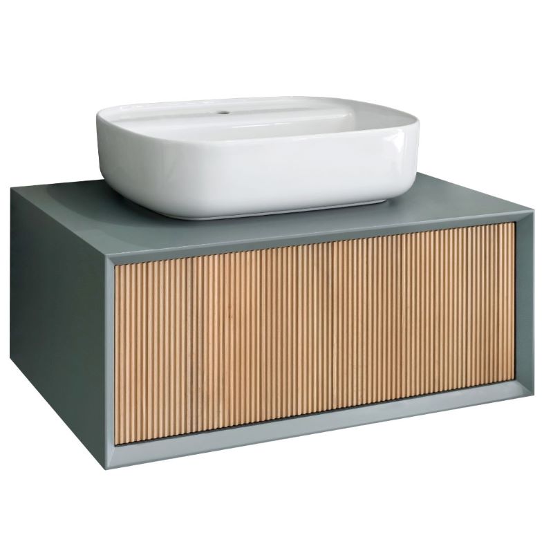 Ormaric konzolni IBANIO - CUBIC-jade-ayous 85cm + umivaonik [077100]