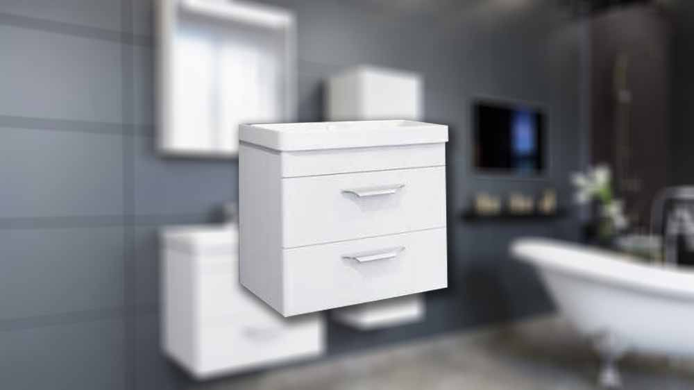 Ormaric konzolni AQUANIL - MARIA 80cm + umivaonik