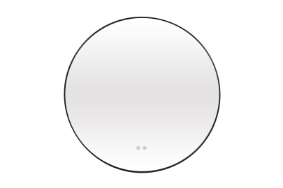 LED ogledalo sa crnim ramom, anti-fog i dimerom F60 [DH-L2363]
