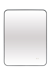 LED ogledalo sa crnim ramom, anti-fog i dimerom 600x800 [DH-L2304]