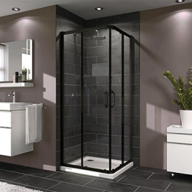 Tus paravan HUPPE - X1-200 kabina 90x90 [black,transp]