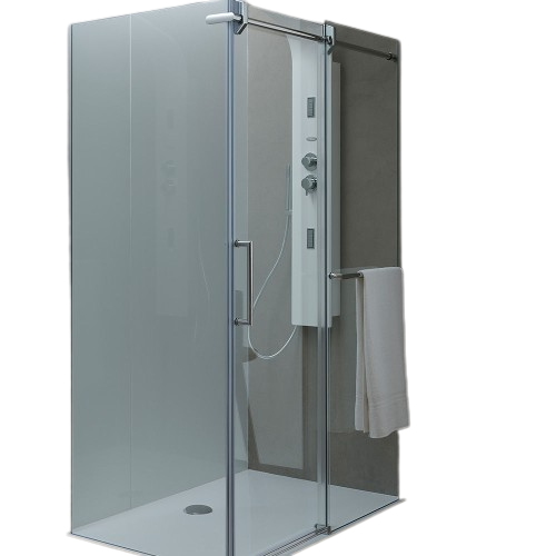 Tus paravan 80x120 KOLPA SAN - Virgo UNI TK (hrom, 8mm)