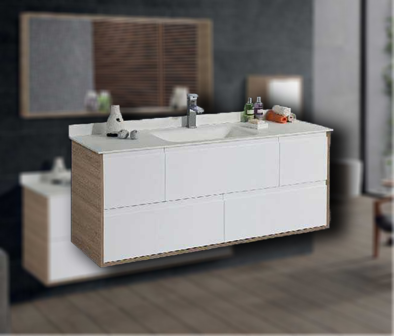 Toaletni ormaric VALENTINE V4 140cm + umivaonik