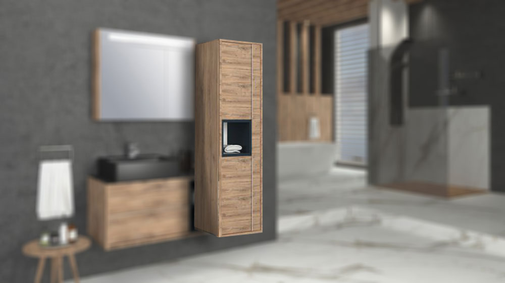 Vertikala konzolna AQUANIL - ANATOLIA-dorado 35x130