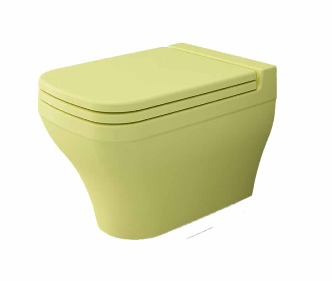 Wc solja konzolna BOCCHI - SCALA  [zuta, mat]